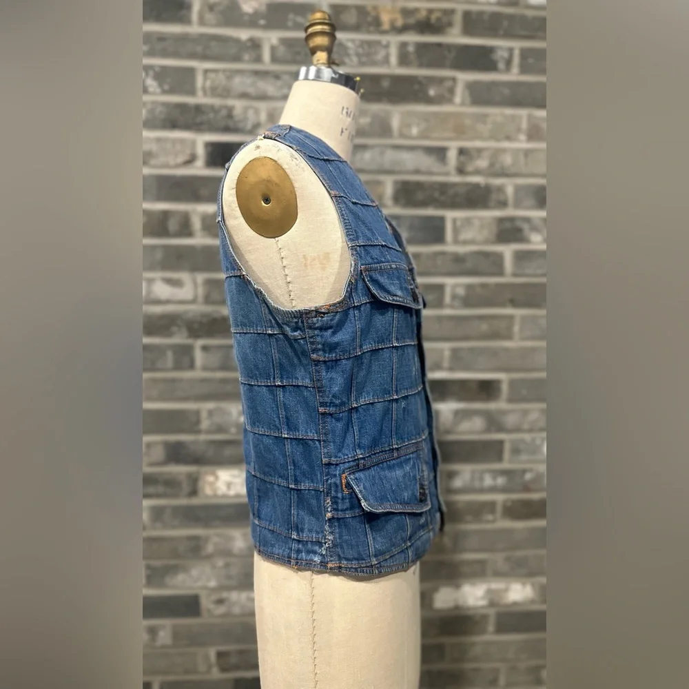 Vintage Jandy Jeans Denim Vest - Picture 4 of 10